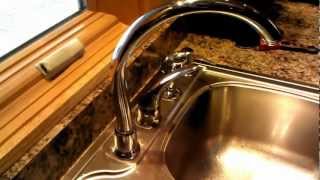 Moen High Arc Kitchen Faucet Leaking ORing Replacement [upl. by Aroled588]