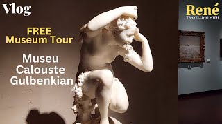 A FREE tour in Calouste Gulbenkian Museum Lisbon Travel through 5000 years of History [upl. by Dag]