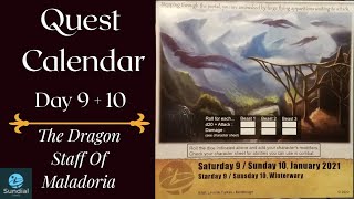 Lets play the Quest Calendar by Sundial Games  Day 9 amp 10 [upl. by Emili524]