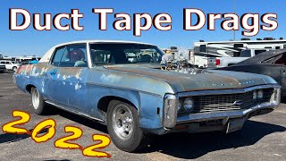 Duct Tape Drags 2022  Tucson Dragway  Roadkill Car Show [upl. by Nosiddam]