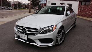 2015 Mercedes Benz C300 4Matic Review  Start Up Revs and Walk Around [upl. by Nolitta]