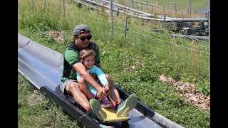 Rodelbahn  Rodelbahn in Österreich  Rodelbahn im BayernPark [upl. by Ellivnarg]