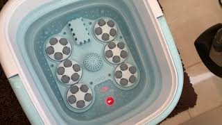 What a great foot bathmassager from Costway [upl. by Tedie]