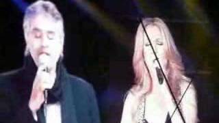 Celine Dion ft Andrea Bocelli  The prayer live 120608 Berlin [upl. by Clorinda]