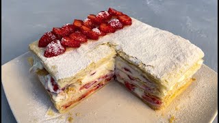 NAPOLEON Cake in 30 minutes [upl. by Ahseele]