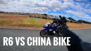 This R6 Rider Bullied me so i humbled him  VOGE 525 RR [upl. by Brewer]