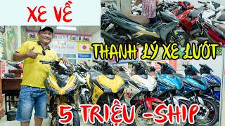 THANH LÝ XE LƯỚT VARIO 150 AB160 EXCITER 155 150 LEAD VARIO 160 SỐC 5 TRIỆU XE MÁY GIÁ RẺ [upl. by Suehtomit]