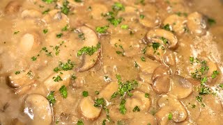 Mushroom Steak Sauce Recipe enhance your steaks flavor with this EASY recipe [upl. by Merrile]