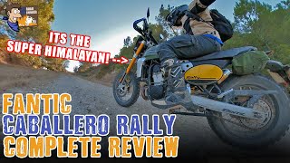 Fantic Caballero Rally Review  The super Himalayan [upl. by Kcirre337]