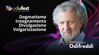 Piergiorgio Odifreddi  Dogmatismo Insegnamento Divulgazione Volgarizzazione [upl. by Nomar]