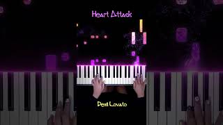 Demi Lovato  Heart Attack Piano Cover HeartAttack DemiLovato PianellaPianoShorts [upl. by Bertila]