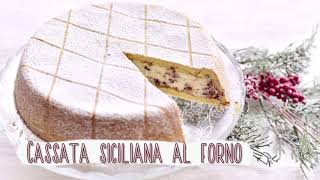 Cassata siciliana al forno  Ricetta Semplice e Veloce [upl. by Heidt]