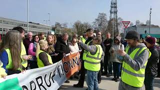 April 6th Count Richard Von Coudenhove Kalergi on RTÉ protest with Gemma ó Doherty [upl. by Eolc]