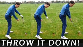 INCREDIBLE DRILL TO HIT YOUR IRONS AND DRIVER STRAIGHT  Fix Your Slice [upl. by Lebazi]