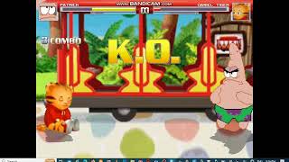 MUGEN Patrick Me vs Daniel Tiger [upl. by Gilliam]