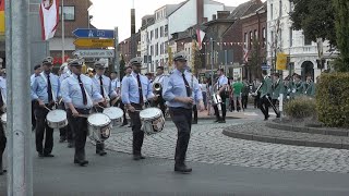 Grevenbroicher Schützenfest Fackelzug Dienstag der 392024 [upl. by Mcbride]