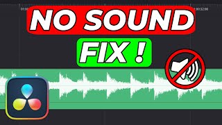 How to FIX No Audio in Davinci Resolve 19 Easy [upl. by Rosemary]