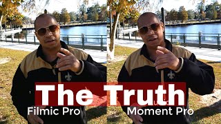 Filmic Pro Vs Moment Pro Camera Comparison  Which One Is Better [upl. by Ydassac]