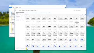 Instalar masivamente fuentes de letras en Windows 10 [upl. by Dex]