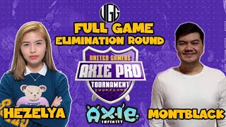 Hezelya Vs Montblack  Fastest Game in tournament  Hezelya BMP line up  Axie Infinity [upl. by Nnyre]