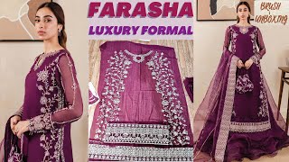 Unboxing Farasha Formal Wear  Affordable amp Stylish Attire ReviewUNBOXING OF ORIGINAL BRANDS ONLY [upl. by Regor]