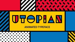 Utopian Animated Typeface for After Effects [upl. by Ettenav72]