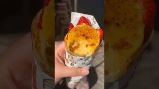 Bánh crepe caramel brûlée đường phố Trung Quốc giá 22 tệ 77K food đườngphố streetfood [upl. by Marrilee673]