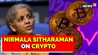 Finance Minister Nirmala Sitharamans Word Of Caution On Crypto Subscription  WazirX  English News [upl. by Yennor]