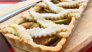 Crostata con marmellata di pesche e fichi senza burro [upl. by Diamond]