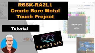 RENESAS RSSKRA2L1 Creating a Touch Project using E2 Studio and FSP230 [upl. by Ravaj401]