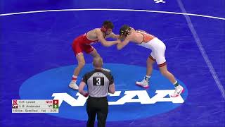 Ridge Lovett vs Bryce Andonian  2022 NCAA Wrestling Championshis Semifinal  149 lbs [upl. by Daeriam]