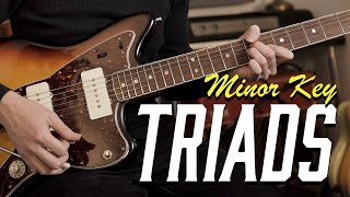 Essential Fretboard Knowledge Minor key triads and how to use them [upl. by Ecissej964]