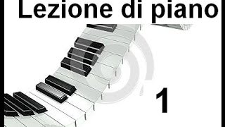 Lezione di pianoforte 1  Riconoscere le note sulla tastiera [upl. by Silirama]