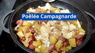 la meilleure recette de poêlée campagnarde  rapide facile [upl. by Demetra237]