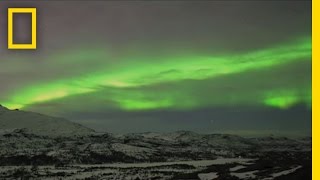 Amazing Northern Lights Time Lapse  National Geographic [upl. by Nylrehc]