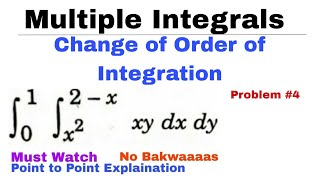 btechmathshub7050Change Of Order of Integration In Double Integration [upl. by Lusty]