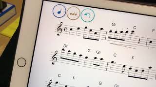 Touch NotationとApple Pencilで楽譜を書く（iPad2018モデル） [upl. by Ashla]