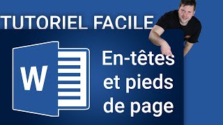 TUTO Word Le GUIDE des Entêtes et Pieds de page [upl. by Anytsirhc]