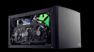 Gamescom 2014 XMG Prime  Frei konfigurierbarer GamingRechner im MiniITXFormat [upl. by Bortz]