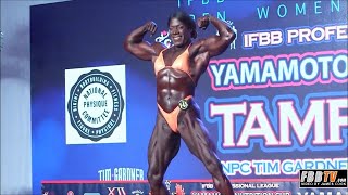 Female Bodybuilder Tischa Thomas  2019 IFBB Tampa Pro  Prejudging [upl. by Skelton]