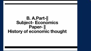 Economic ideas of Sismondi [upl. by Ahsikyw]