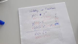 Mathe q11 VerknÃ¼pfung von Funktionen [upl. by Lewiss]