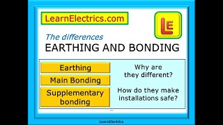 EARTHING AND BONDING – SUPPLEMENTARY AND MAIN BONDING DIFFERENCES – HOW DO THEY WORK amp KEEP US SAFE [upl. by Estren]