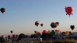 2010 Albuquerque International Balloon Fiesta Special Shapes Rodeo [upl. by Ebba780]