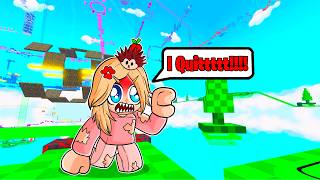 I RAGE QUIT a Roblox OBBY [upl. by Aniratac209]