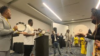 COGIC AIM 2022 AFTERSHOCK TAMBOURINE PRAISE BREAK‼️ [upl. by Oys149]