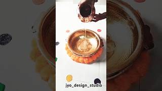 🌼👣🌺Urli decoration Urli decoration ideas for DiwaliDasaraNavratrilakshmipuja urlidecoration [upl. by Marlow]