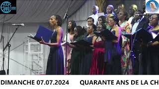 QUARANTE ANS DE LA CHORALE REGINA MUNDI KARAVIA DIMANCHE 07072024 [upl. by Lered]