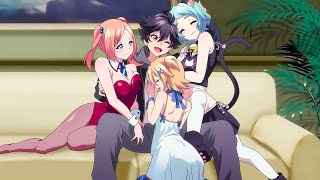 Top 10 New Harem Anime With An Overpowered Main Character [upl. by Marrin]