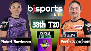 WBBL 2024  Perth Scorchers W vs Hobart Hurricanes W 38th Match Prediction  live cricket match [upl. by Bruce]